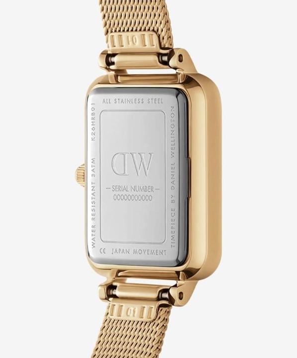 Produktbild Daniel Wellington Quadro Pressed Evergold Black (Analoguhr, 20 mm)