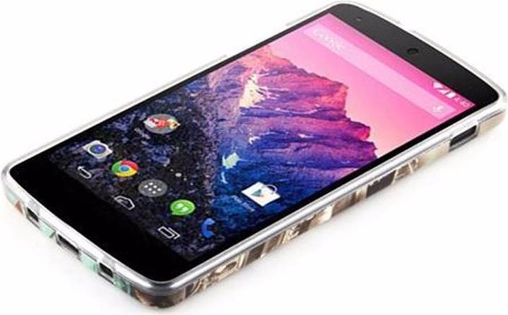 Actual product image Cadorabo Hard cover with imprint cover (LG Nexus 5)