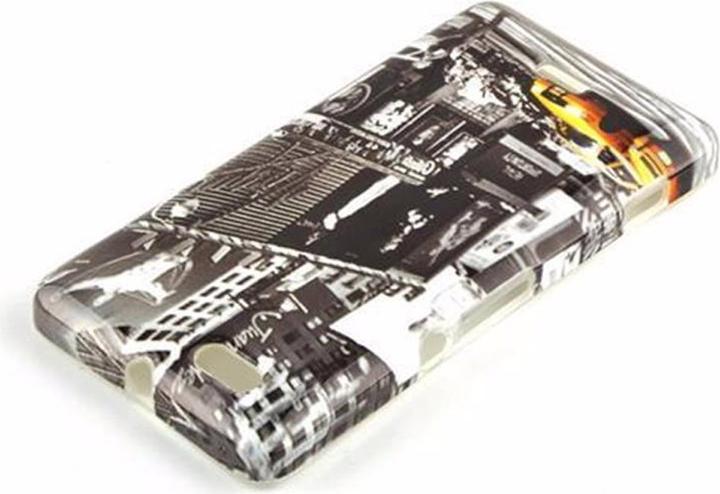 Actual product image Cadorabo Hard cover with imprint cover (Sony Xperia M)