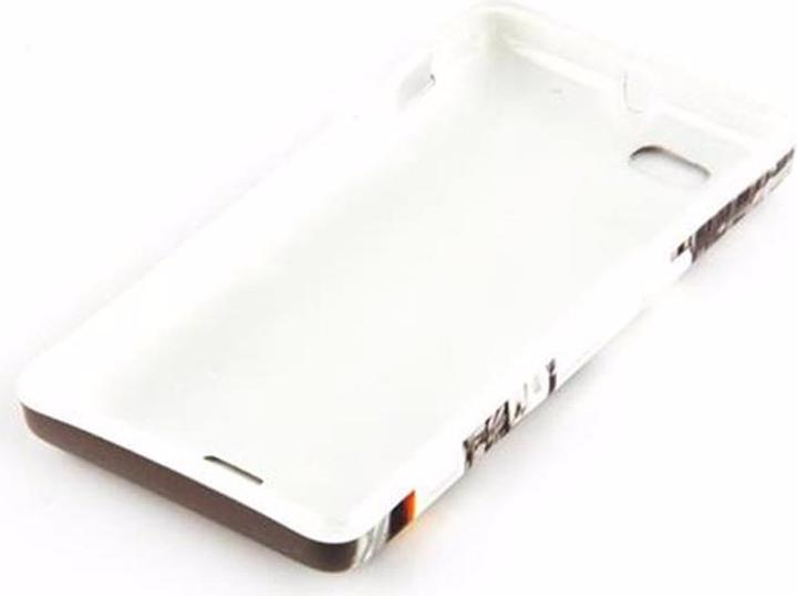 Actual product image Cadorabo Hard cover with imprint cover (Sony Xperia M)