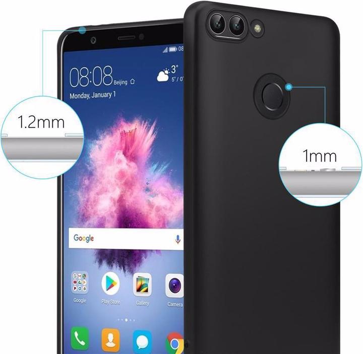 Productafbeelding Cadorabo TPU Matte Metallic hoes (Huawei Enjoy 7S, Huawei P Smart (2018))