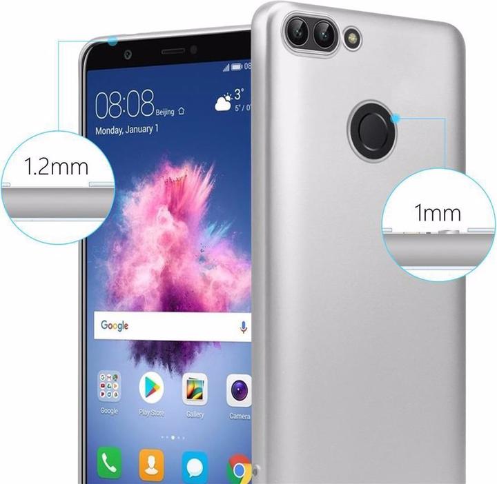Image du produit Cadorabo Couverture métallique mate TPU (Huawei Enjoy 7S, Huawei P Smart (2018))