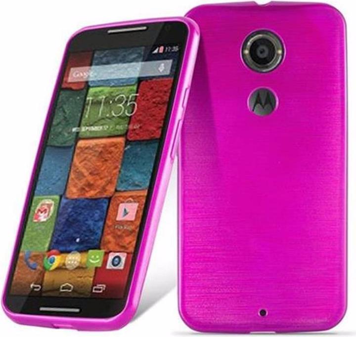 Image du produit Cadorabo Couverture TPU brossé (Motorola Moto X2)