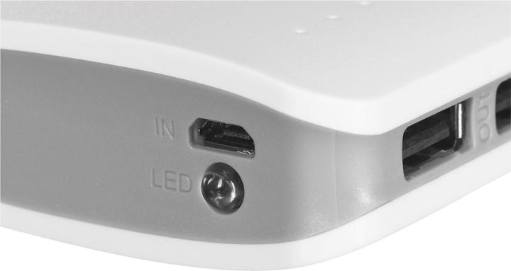 Immagine prodotto Esperanza EMP106WE Radium - Grigio - Bianco - Universale - Rettangolo - 8000 mAh - USB - 5 V (8000 mAh, 29.60 Wh)