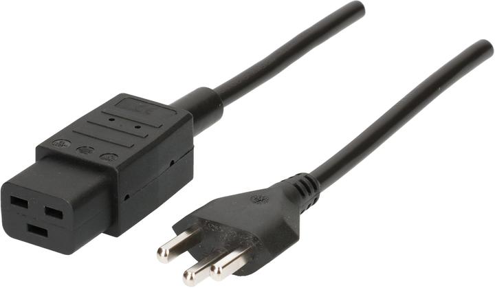Max Hauri TD-Apparatekabel H05VV-F3G1.5 Typ 23 / C19 (3 m)