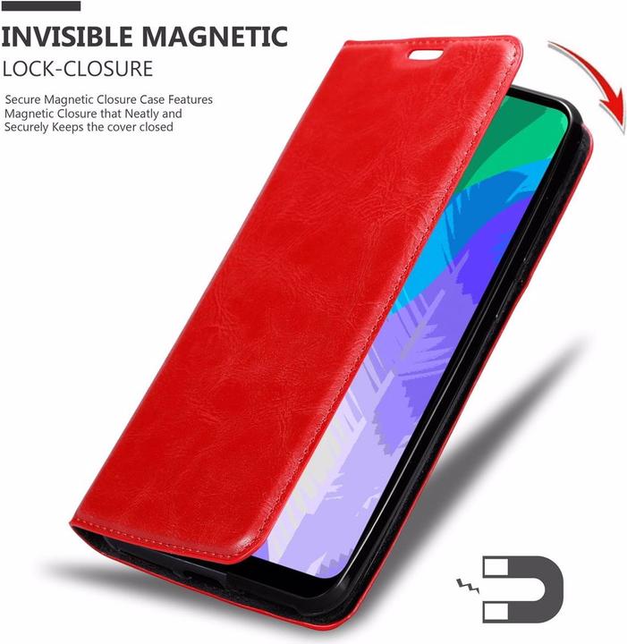 Productafbeelding Cadorabo Boek Onzichtbare Magneethoes (Huawei Y6p)