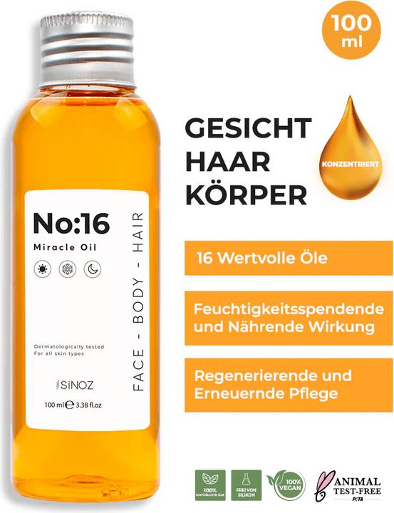 Produktbild Sinoz No:16 Haut- und Haaröl 100ml