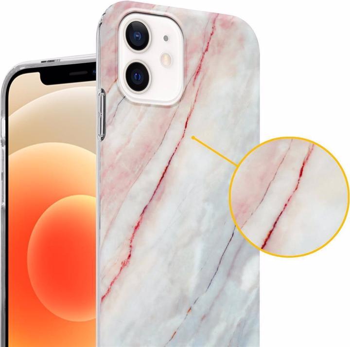 Produktbild Cadorabo IMD TPU Bunter Marmor Cover (Apple iPhone 12 Pro Max)