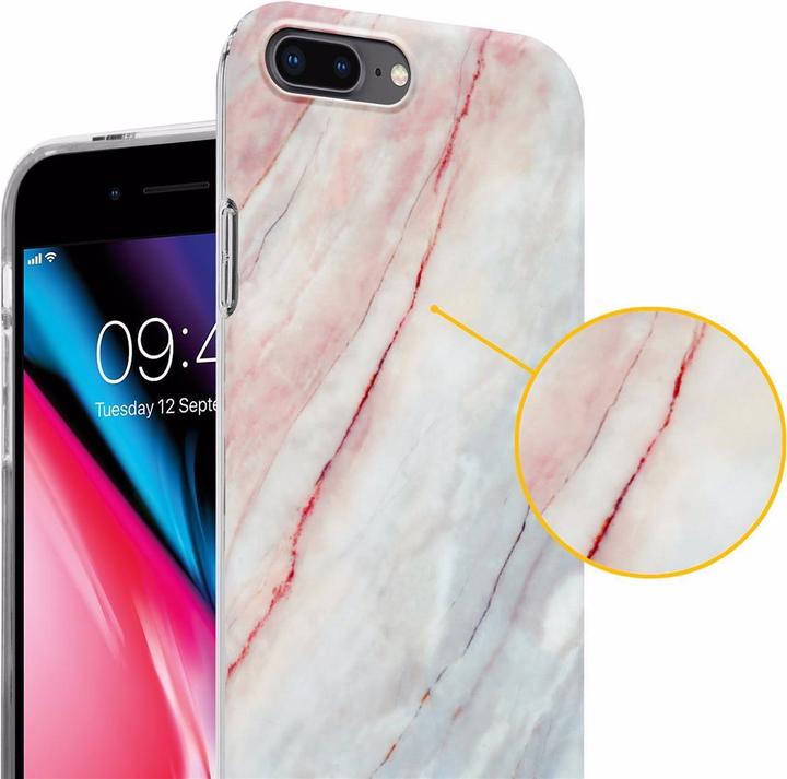 Actual product image Cadorabo IMD TPU Colorful Marble Cover (Apple iPhone 7 Plus, Apple iPhone 7s Plus, Apple iPhone 8 Plus)