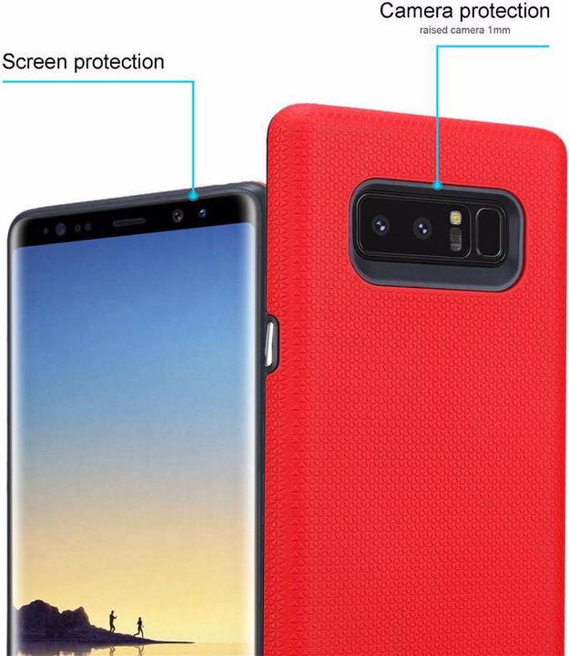 Actual product image Cadorabo Hybrid Triangle Cover (Samsung Galaxy Note 8)
