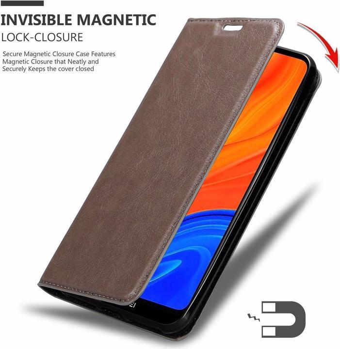 Immagine prodotto Cadorabo Copertina magnetica invisibile del libro (Huawei Y6s)