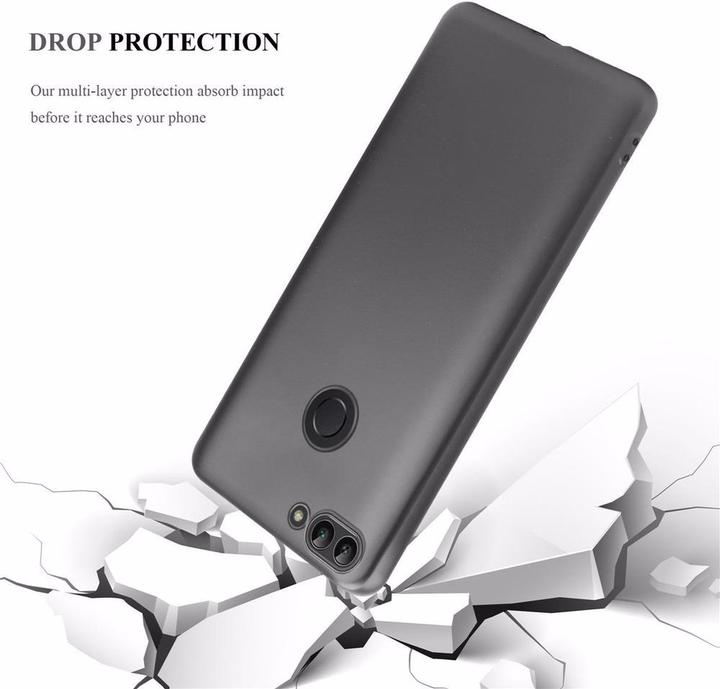 Productafbeelding Cadorabo TPU matte metalen hoes (Huawei Enjoy 7S, Huawei P Smart (2018))