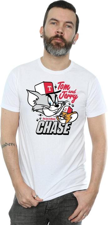 Immagine prodotto Tom & Jerry Cat & Mouse Chase Maglietta Uomo (S)