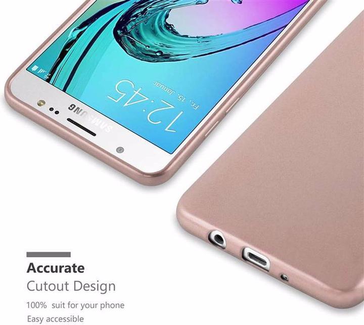 Productafbeelding Cadorabo TPU matte metalen hoes (Samsung Galaxy J7 2016)