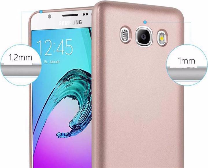 Productafbeelding Cadorabo TPU matte metalen hoes (Samsung Galaxy J7 2016)