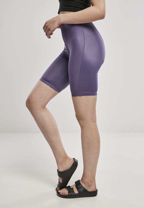 Actual product image Urban Classics Ladies Imitation Leather Cycle Shorts (XS)