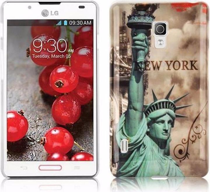 Produktbild Cadorabo Hard Cover mit Aufdruck Cover (LG Optimus L7 II)