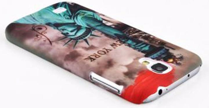 Actual product image Cadorabo Hard cover with imprint cover (Samsung Galaxy S4)