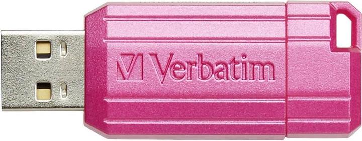 Produktbild Verbatim USB DRIVE 2.0 PINSTRIPE 128GB STORE?N?GO HOT PINK (128 GB, USB-A)