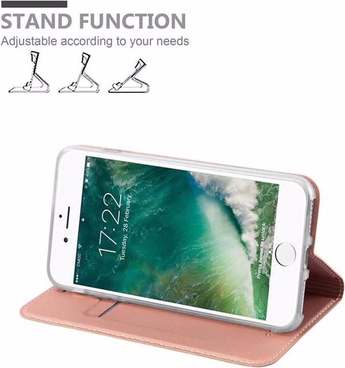 Produktbild Cadorabo Book Classy Style Cover (Apple iPhone 7 Plus, Apple iPhone 7s Plus)