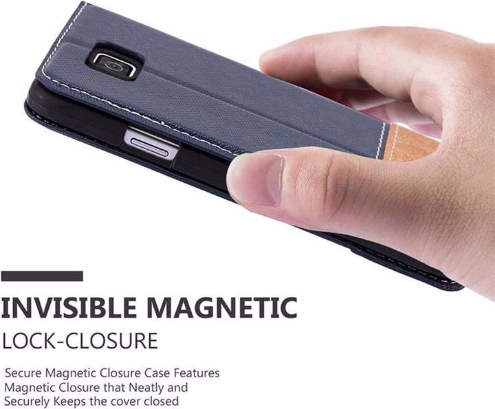 Actual product image Cadorabo Book X Wallet Cover (Samsung Galaxy Alpha)