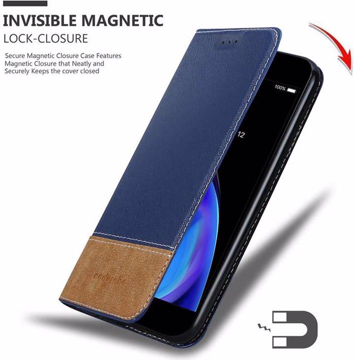Actual product image Cadorabo Book X Wallet Cover (Apple iPhone 7 Plus, Apple iPhone 7s Plus)