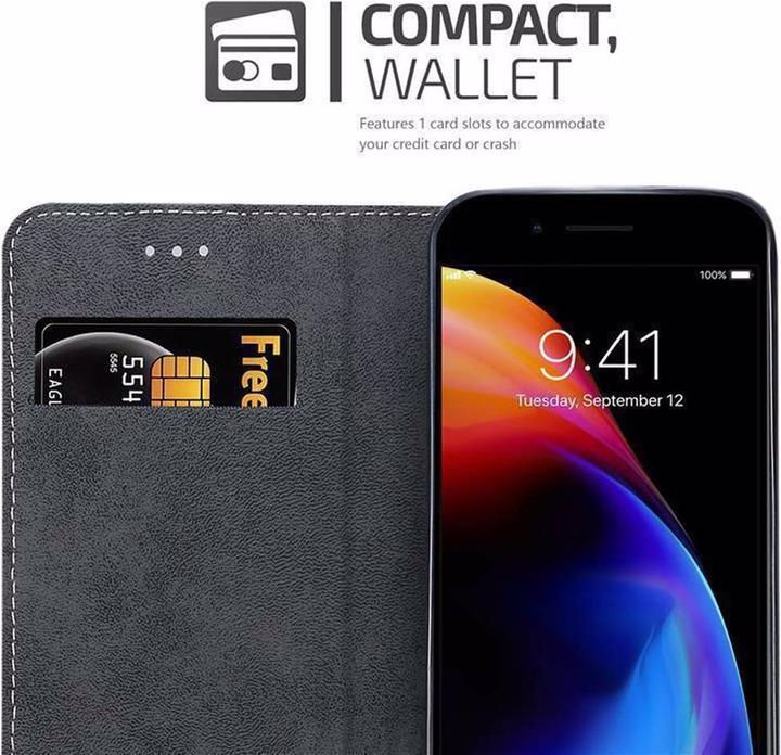 Productafbeelding Cadorabo Boek X Portemonnee Hoesje (Apple iPhone 7 Plus, Apple iPhone 7s Plus)