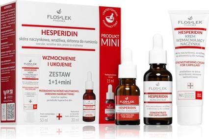 Floslek Fos-Lek Hesperidin Verstärkung und Relief Kream + 50 ml + Konzentrat 30 ml + schälen 15 ml