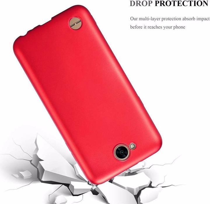Actual product image Cadorabo TPU Matt Metallic Cover (LG X Power 2)