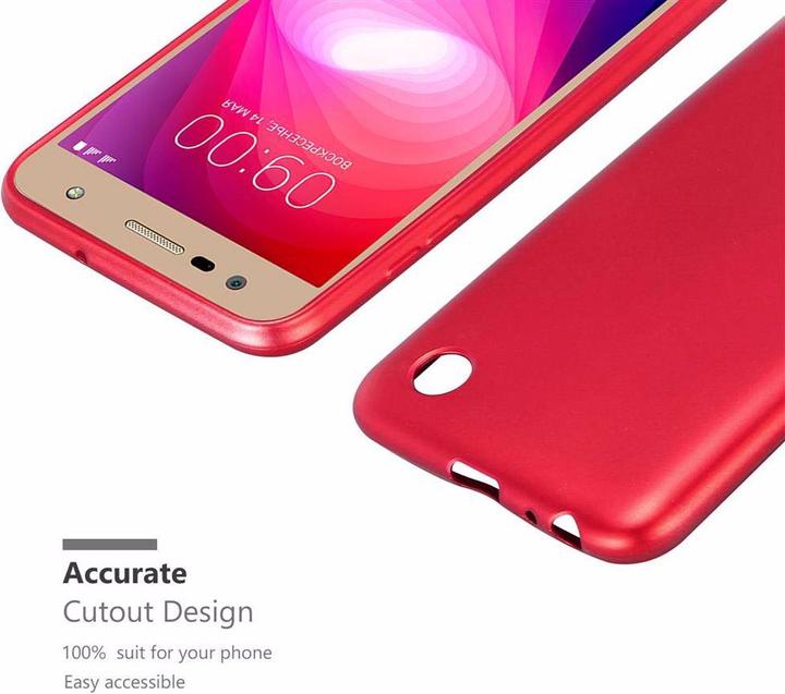Actual product image Cadorabo TPU Matt Metallic Cover (LG X Power 2)