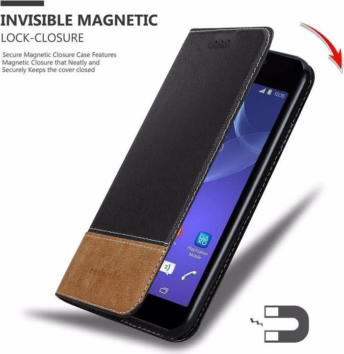 Productafbeelding Cadorabo Boek X Portemonnee Hoesje (Xperia M2, Xperia M2 Aqua)