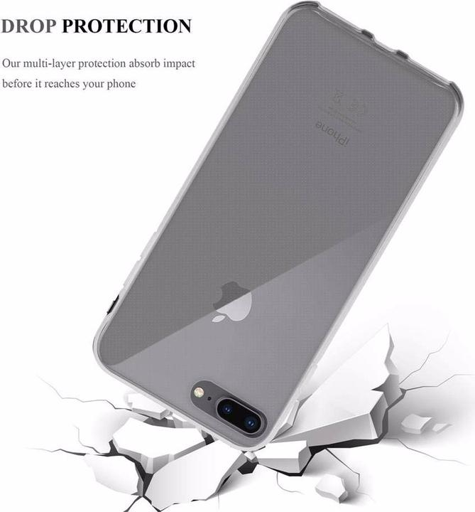 Immagine prodotto Cadorabo TPU ultra sottile AIR Cover (Apple iPhone 8 Plus, Apple iPhone 7s Plus, Apple iPhone 7 Plus)
