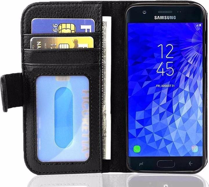 Produktbild Cadorabo Book mit 3 Kartenfächer Cover (Samsung Galaxy J7 2017)