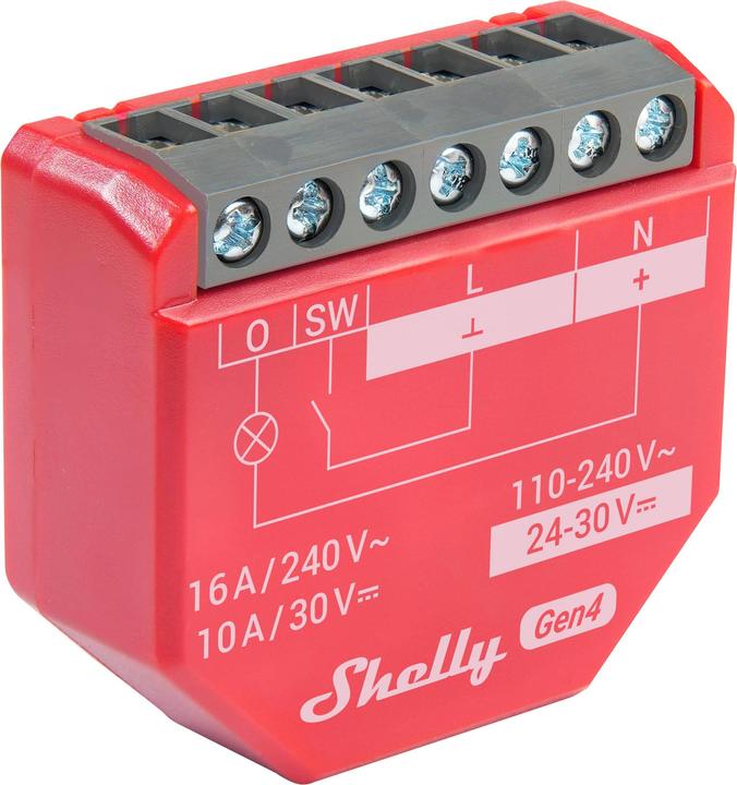 Actual product image Shelly 1PM Gen4 (Switch actuator)