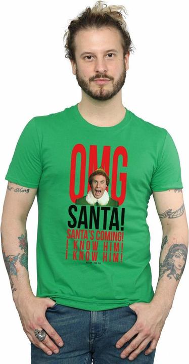 Produktbild Elf OMG Santa I Know Him TShirt (XXL)