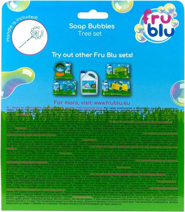 Produktbild Fru Blu Seifenblasenset Baum + Flüssigkeit 0,4L