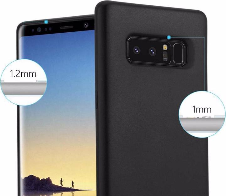 Productafbeelding Cadorabo TPU Matte Metallic hoes (Samsung Galaxy Note 8)