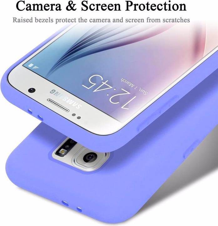 Actual product image Cadorabo TPU Liquid Silicone Case Cover (Samsung Galaxy S6)