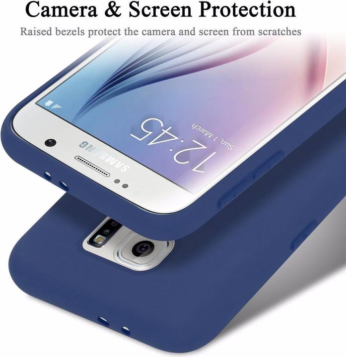 Immagine prodotto Cadorabo Copertura della cassa del silicone liquido TPU (Samsung Galaxy S6)