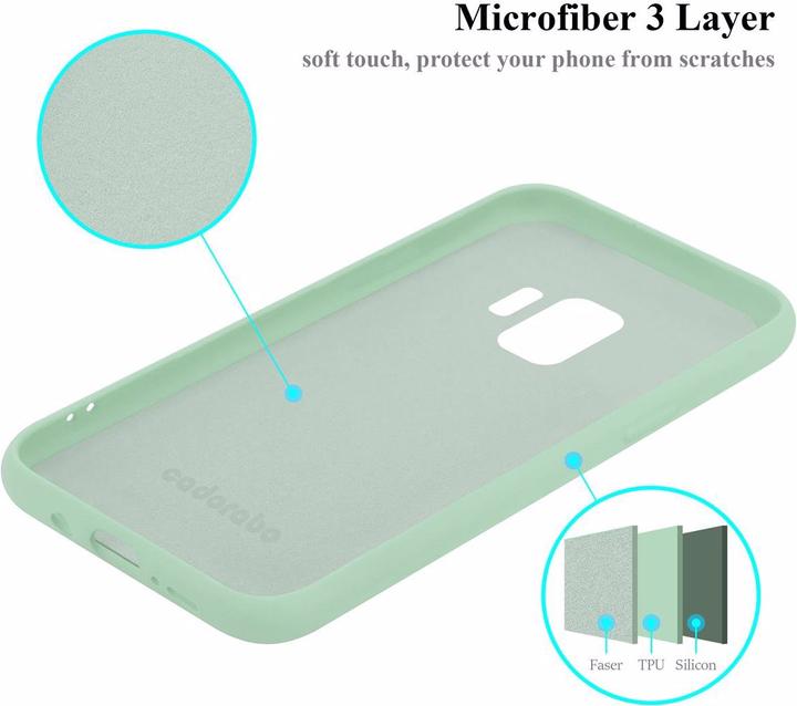 Actual product image Cadorabo TPU Liquid Silicone Case Cover (Samsung Galaxy S9+)