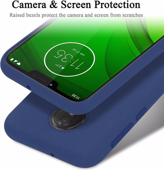 Immagine prodotto Cadorabo Copertura della cassa del silicone liquido TPU (Potenza del Motorola G7)