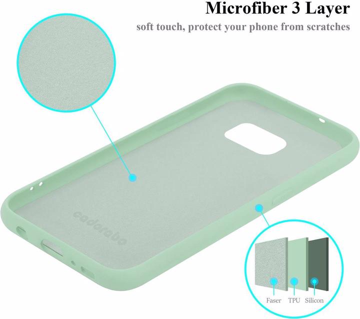 Actual product image Cadorabo TPU Liquid Silicone Case Cover (Samsung Galaxy S7 Edge)