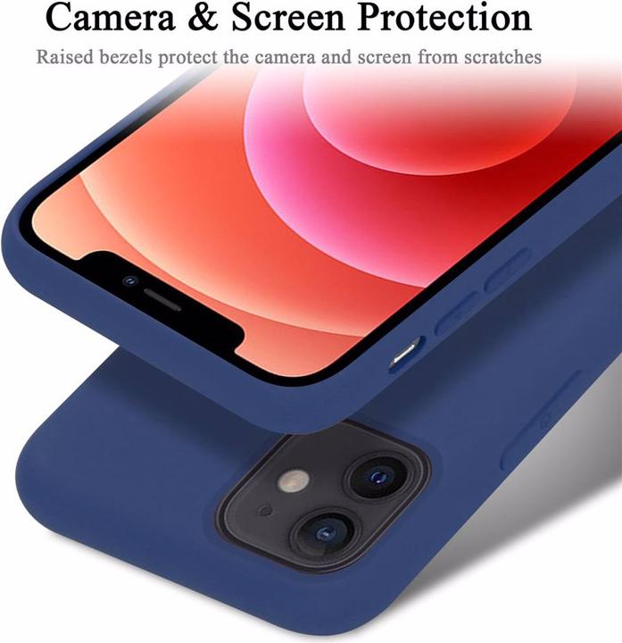 Actual product image Cadorabo TPU Liquid Silicone Case Cover (Apple iPhone 12 mini)