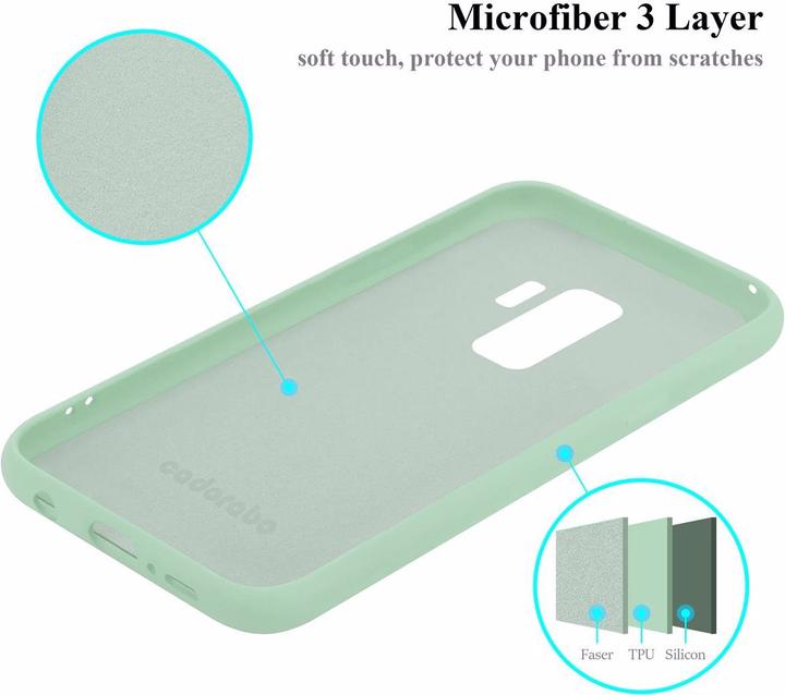 Actual product image Cadorabo TPU Liquid Silicone Case Cover (Samsung Galaxy S9+)