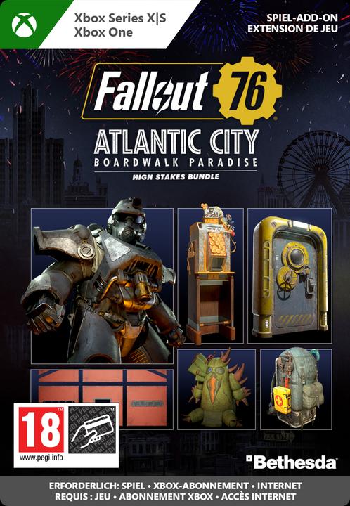 Image du produit Microsoft Xbox Fallout 76 Atlantic City High Stakes Bundle Game Télécharger (Xbox Series S, Xbox One X, Xbox One S, Xbox Series X)