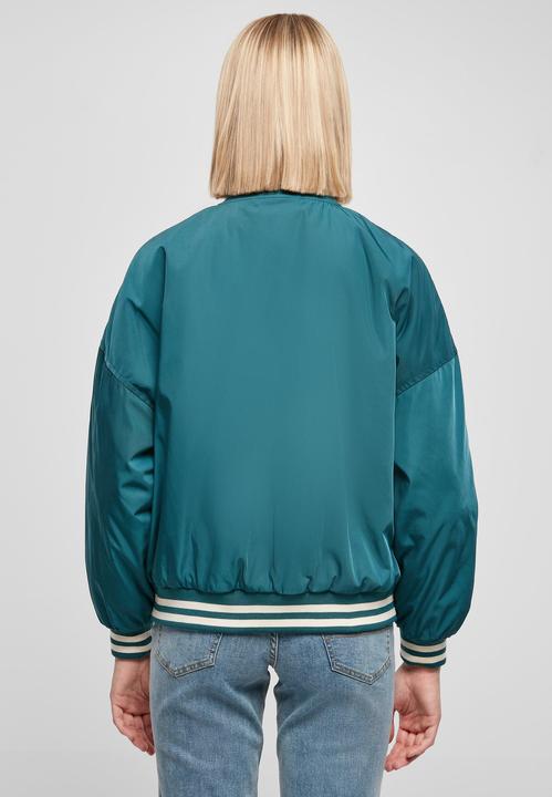 Actual product image Urban Classics Ladies Oversized Recycled College Jacket - 20391 (5XL)