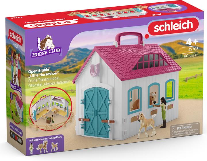 Actual product image Schleich Open stable small horseshoe