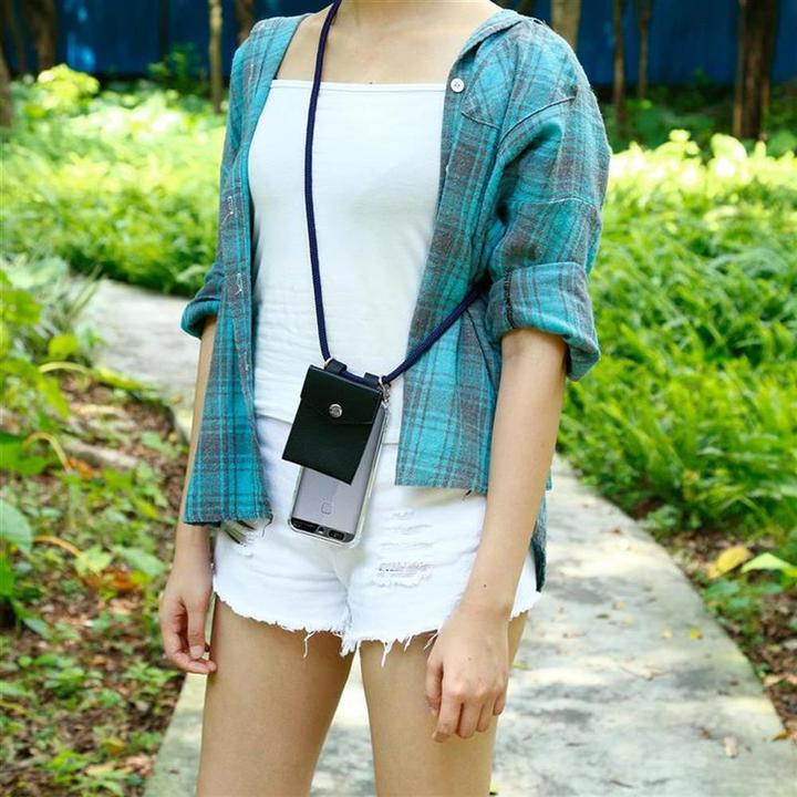 Produktbild Cadorabo TPU Handy Kette SILBER Cover