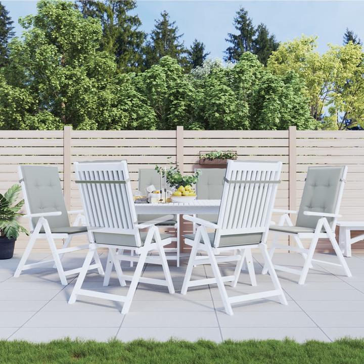 Produktbild VidaXL Hochlehner-Auflagen 6 Stk. Stoff (120 x 50 x 4 cm)