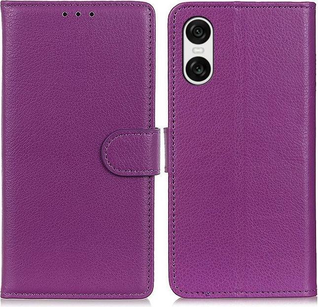 Produktbild MU Classic Litchi Leder Bookcover Series (Sony Xperia 10 VI)